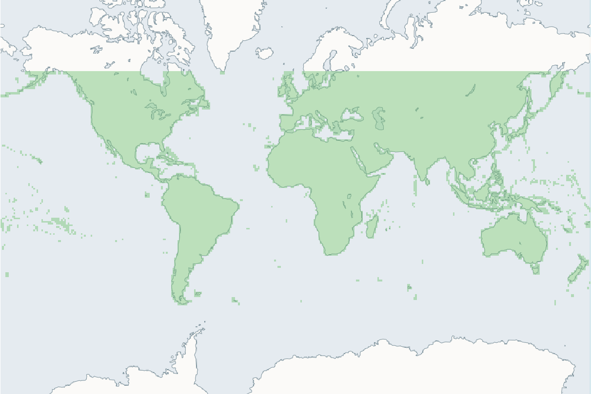 SRTM coverage